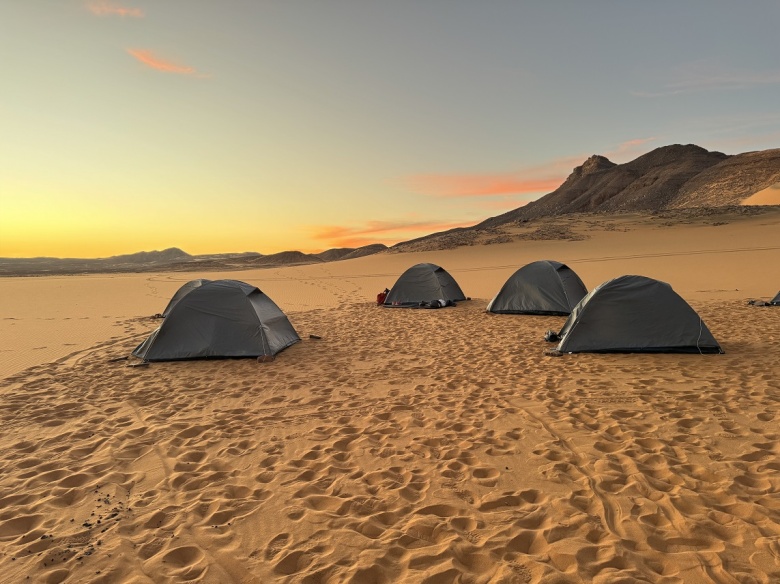 Bivouac dans le désert